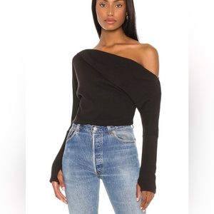 Free People Fuji Thermal Top in black